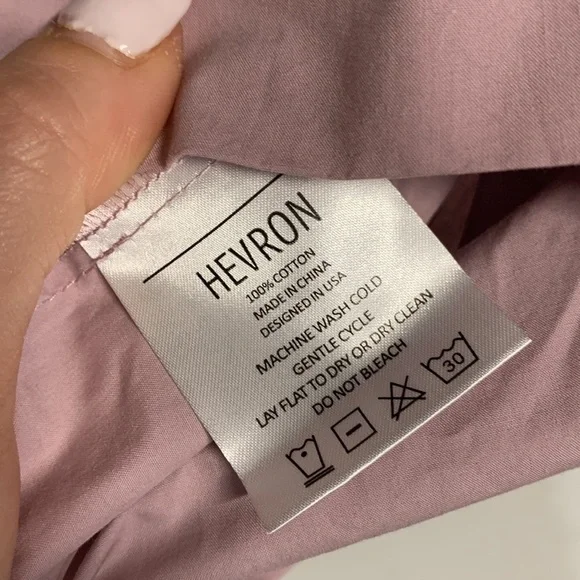 HEVRON HANNAH MINI DRESS PURPLE MEDIUM - Picture 6 of 10